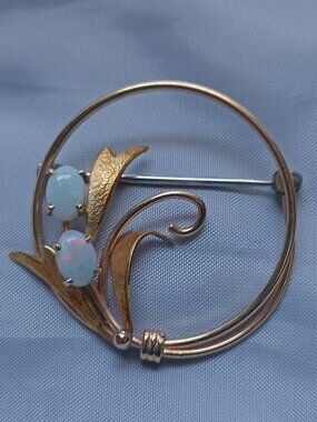 Krementz Floral Brooch
